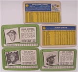 1970 and 1971 Lot of 5 Topps Supers featuring two Willie Stargell cards, Bob Gibson, Luke Walker, and Dick Allen