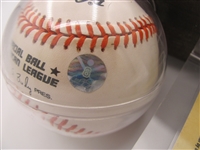 Cal Ripken Jr Signed Ball and Card Display