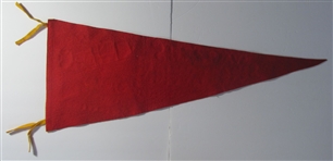 Antique 1950s Indianapolis 500 Speedway Wool Pennant Racing Car 29