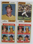 Lot of 18 1974 San Diego Padres Washington National League Cards 