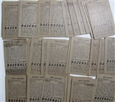 Lot of 45 1952 Bowman Baseball Cards #2-216
