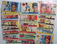 Lot of 55 1955 Topps Baseball Cards #9-149