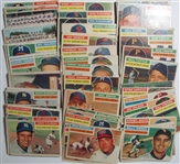 Lot of 175 1956 Topps Baseball Cards #2-340