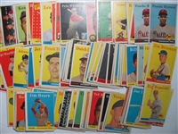 Lot of 119 1958 Topps Baseball Cards #14-493