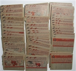 Lot of 119 1958 Topps Baseball Cards #14-493