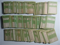 Lot of 335 1967 Topps Baseball Cards #1-606