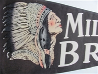 1950-60's Milwaukee Braves Pennant 30 Inches