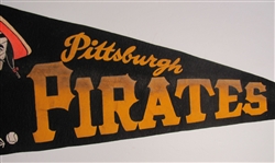 1950-60's Pittsburgh Pirates Pennant 30 Inches