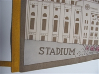 1950-60's New York Yankees Pennant Yankee Stadium 30 Inches