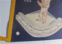 1950-60's Chicago Cubs Wrigley Field Pennant 30 Inches