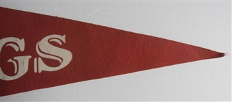 1950's Cincinnati Redlegs Pennant 30 Inches