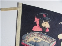 1950-60's St. Louis Cardinals Pennant Busch Stadium 30 Inches