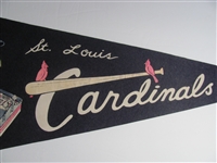 1950-60's St. Louis Cardinals Pennant Busch Stadium 30 Inches