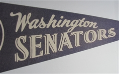 1950-60's Washington Senators Pennant 30 Inches
