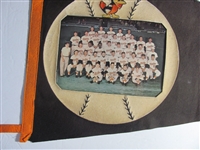 1960 Baltimore Orioles Team Photo Pennant Brooks Robinson 30 Inches