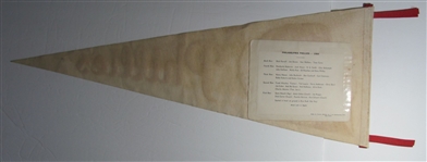 1960 Philadelphia Phillies Team Photo Pennant Robin Roberts 30 Inches