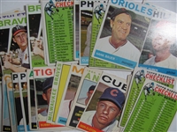 Lot of 514 1964 Topps Baseball Cards #2-496