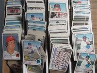 Lot of 4400 1973 Topps Baseball Cards #2-660
