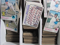 Lot of 4400 1973 Topps Baseball Cards #2-660