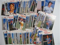 1979 Hostess Complete Set of 150 hand cut baseball cards with #102 Ozzie Smith Rookie PSA 6 (EX-MT)
