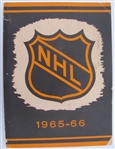 1965-66 NHL Hockey Guide and Record Book
