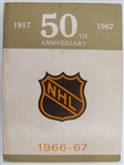 1966-67 NHL Hockey Guide and Record Book