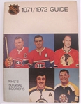 1971-72 NHL Hockey Guide and Record Book