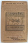 1884 Spalding's Official Baseball Guide