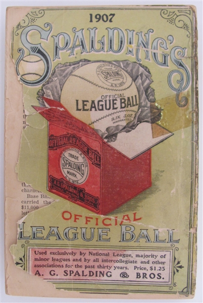 1907 Spaldings Official Baseball Guide