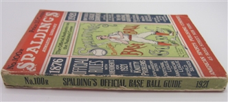 1921 Spalding's Official Baseball Guide