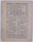 1922 Spalding's Official Baseball Guide