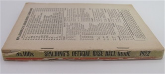1922 Spalding's Official Baseball Guide