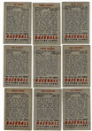 Lot of 127 1951 Bowman Baseball Cards #19-251