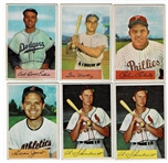 Lot of 57 1954 Bowman Baseball Cards #2-215