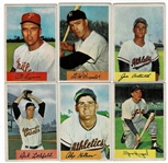 Lot of 57 1954 Bowman Baseball Cards #2-215