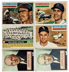 Lot of 175 1956 Topps Baseball Cards #2-340