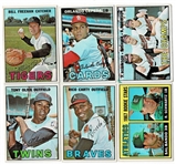 Lot of 335 1967 Topps Baseball Cards #1-606