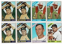 Lot of 650 1966 Topps Baseball Cards #1-596