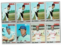 Lot of 500 1970 Topps Baseball Cards #1-339