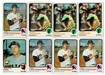 Lot of 4400 1973 Topps Baseball Cards #2-660