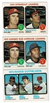 Lot of 4400 1973 Topps Baseball Cards #2-660