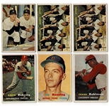 Lot of 118 1957 Topps Baseball Cards #11-405