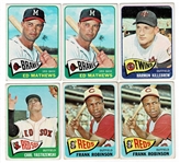 Lot of 605 1965 Topps Baseball Cards #1-596