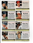 Lot of 52 1961 Post Cereal Baseball Cards