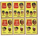 Lot of 553 1962 Topps Baseball Cards #1-521