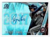2017 Bowman Chrome Draft Class of '17 - ROYCE LEWIS On-Card Autograph RC SP 101/250