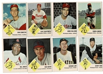 Lot of 42 Different 1963 Fleer Baseball Cards