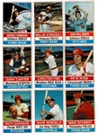 1976 Hostess Complete Set of 150 hand cut baseball cards with #114 George Brett PSA 6 (EX-MT) and #79 Nolan Ryan PSA 4 (VG-EX)