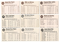 1976 Hostess Complete Set of 150 hand cut baseball cards with #114 George Brett PSA 6 (EX-MT) and #79 Nolan Ryan PSA 4 (VG-EX)