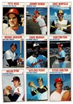 1979 Hostess Complete Set of 150 hand cut baseball cards with #102 Ozzie Smith Rookie PSA 6 (EX-MT)